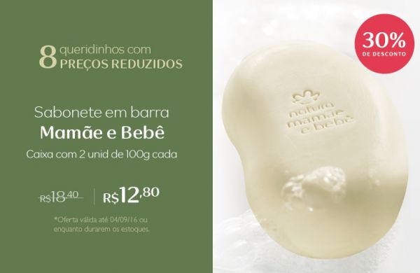 Sabonete em barra Mamãe e Bebê
